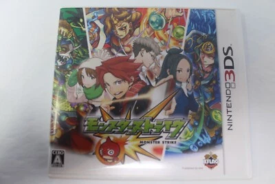 Monster Strike Nintendo 3DS Japanese Video Game Complete CIB Tested - Image 1 of 3