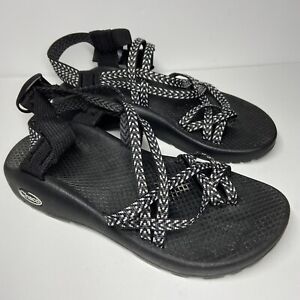 Chaco Size 7 Women's ZX2 Classic Athletic Sandals Hiking Travel Boost Black Shoe