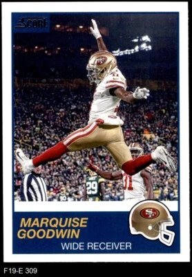 2019 Score #309 Marquise Goodwin  49ers Texas 8 - NM/MT - Image 1 of 2