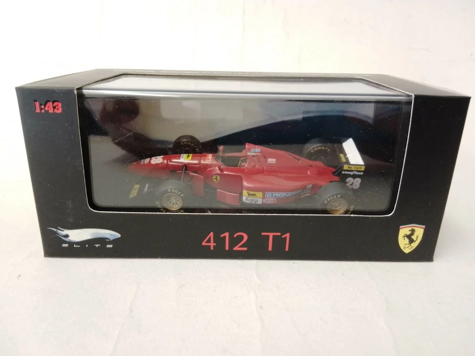 Hot Wheels Elite Ferrari 412 T1 #28 Gerhard Berger 1994 1/43 N5583 - Immagine 1 di 2