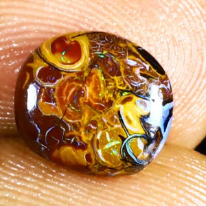 2.09 ct First-class Fancy (9 x 8 mm) Multi Color Australian Koroit Boulder Opal - Picture 1 of 1