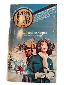 Death on the Slopes By Norma Schier 1st Printing 1978 Mass Market - Picture 1 of 3