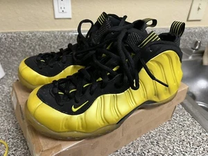 Nike Air Foamposite One Electrolime Yellow Black Shoes 314996-330 Men’s Size 8.5 - Picture 1 of 9