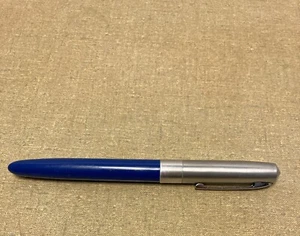 Wearever USA Blue Barrel Vintage Cartridge Type Fountain Pen Stainless Nib NOS - Picture 1 of 6