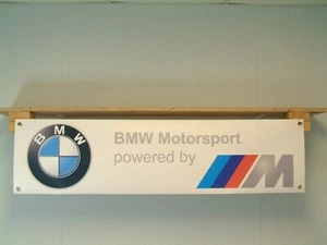 BMW M Sport Banner Motorsport Werkstatt Auto Garage Plakette Logo Wand Display - Bild 1 von 3