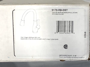 Delta 9178-RB-DST Leland Pull-Down Sprayer Kitchen Faucet, Oil Rubbed Bronze - Picture 1 of 2