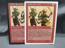 MTG Goblin Recruiter (Visions and 6th) x2