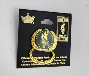 Aminco 1996 Centennial Olympic Laurel Pin Excellent Condition - Picture 1 of 2