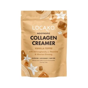 ^ Locako Collagen Creamer Nootropic Vanilla Toffee 300g - Picture 1 of 1