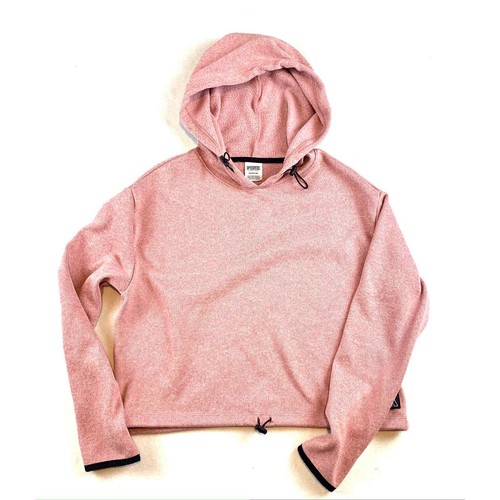 UNDERCOVER Felpa con cappuccio Victoria's Secret ROSA rosa salmone cropped donna S
