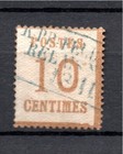 NDP Elsass 1870 Freimarke 5 I gebraucht mit Feldpost Stempel (Blau)