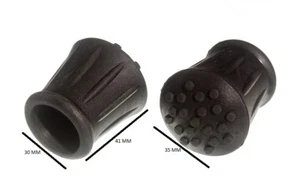 Walking Stick Crutch Frame Ferrule Black Rubber 7/8 Inch 22mm ID Pack 200 - Picture 1 of 1