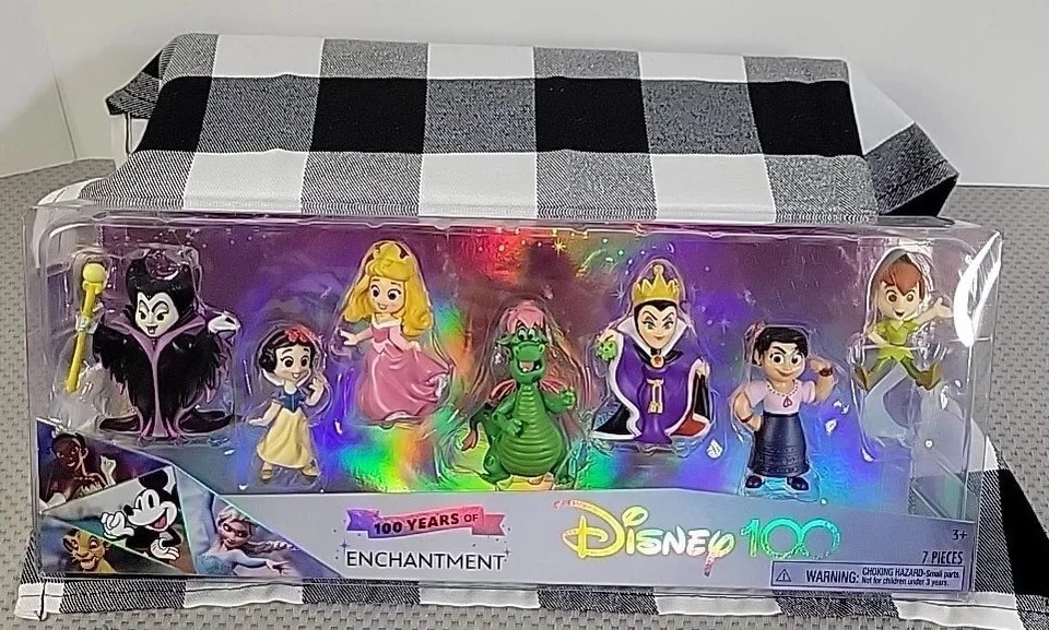 Disney 100 Years Enchantment Characters 7 Figures Limited Edition FAST