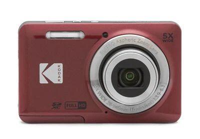 Kodak Pixpro FZ55 Digitalkamera rot - 16MP, 1080p Full HD Video, 5-fach Zoom - Bild 1 von 4