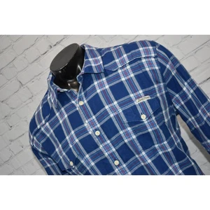Lucky Brand Jeans gefüttertes Western Style Hemd Herren Größe 2XL XXL blau kariert - Bild 1 von 8