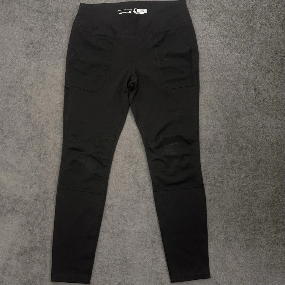 Legging Carhartt Force Fitted peso médio utilitária tamanho MÉDIO preta - Imagem 1 de 4