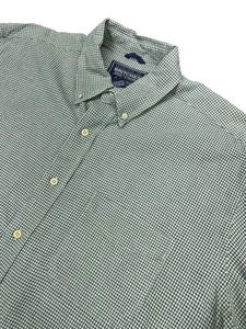 Herren XL Britches Great Outdoor Baumwolle Gingham Kurzarm Button Down Hemd - Bild 1 von 10