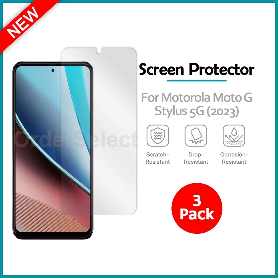 3x Protector Pantalla Motorola Moto G Stylus 2024 con Paño Foto 1 de 4