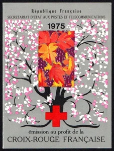 B04 FRANCE 1975 Red cross booklet with content MNH - Picture 1 of 2
