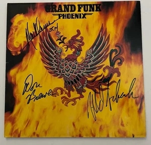 Álbum Grand Funk Mark Mel & Don Autografiado Firmado Phoenix LP Beckett Garantizado - Imagen 1 de 4