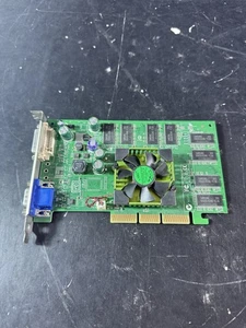 NVIDIA GeFORCE FX5200 CN-0U0842-38561 128MB AGP DVI Video Graphic Card U0842 - Picture 1 of 4