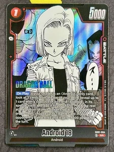 Dragon Ball Super Fusion World Manga Booster Android 18 SR SB01-004 - Foto 1 di 2