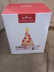 2023 Hallmark Keepsake Ornament O Pizza Tree Christmas Ornament Holiday Decor - Picture 1 of 2