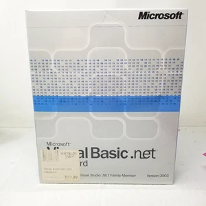Microsoft Visual Basic NET Standard 2003 Software Boxed PC CD Neu Versiegelt - Bild 1 von 7