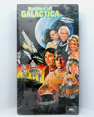 Battlestar Galactica (VHS 1978) Richard Hatch ⭐Original NOS/SEALED⭐ - Fast Ship! Foto 1 de 4
