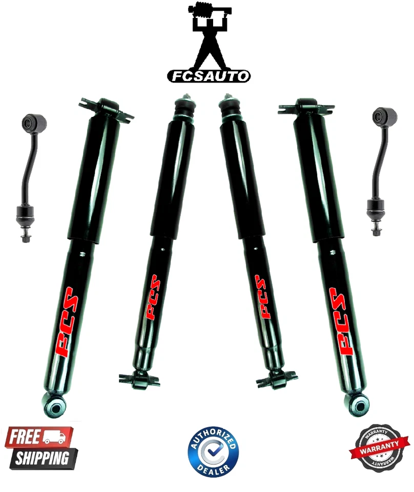 Amortiguador delantero y trasero completo con barra estabilizadora para Jeep Wrangler 97-06 Foto 1 de 1