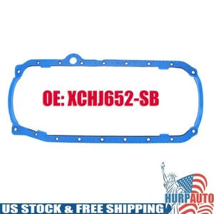Oil Pan Gasket Thick Front Seal Fit For Chevy V8 Small Block XCHJ652-SB - Picture 1 of 17