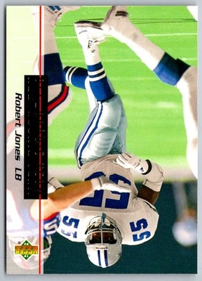 1993 Upper Deck Robert Jones #44 Dallas Cowboys Football Card - Image 1 of 2