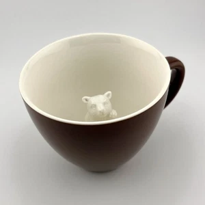 Creature Tassen, Becher versteckt 3D Bär Kaffeetasse braun/wt bezaubernd, einzigartig, tolles Geschenk - Bild 1 von 11