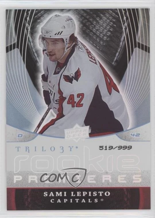2008-09 Upper Deck Trilogy Rookie Premieres /999 Sami Lepisto #101 Rookie RC - Image 1 of 2