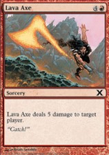 4x Lava Axe MTG 10th Edition NM Magic Regular