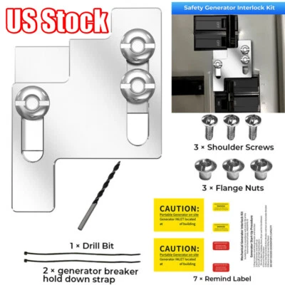 FURCYMOTRIX Generator Interlock Kit for GE 100 Amp Panel GEN-100 Panels Main Breaker