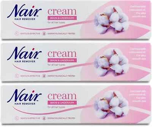 Nair Bikini and Underarm Hair Removal Cream 90ml X 3 - Picture 1 of 1