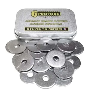 EXTRA WIDE FLAT STAINLESS METAL WASHER M6 | BOX 30pcs - STAINLESS A2 | PROTORX - Picture 1 of 9