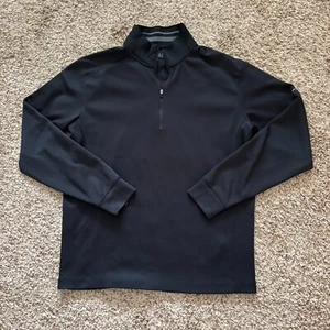 Nike Golf 1/4 Zip Pullover Men's M Black Dri-Fit Long Sleeve Tour Performance - Picture 1 of 11