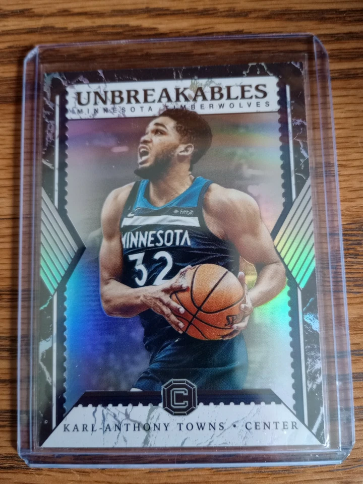 2017-18 Panini Cornerstones Unbreakables Karl-Anthony Towns #UB26 - Image 1 of 2