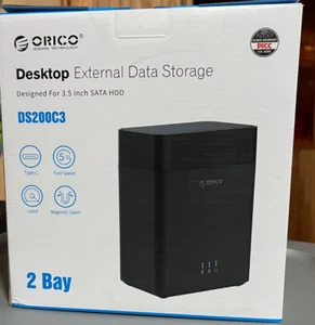 ORICO DS200C3 3.5" Dual Bay SATA Hard Drive Duplicator - Picture 1 of 3