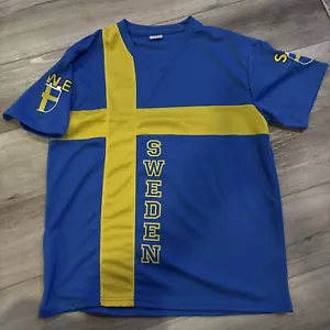 Maglia maglia Svezia Sverige XL calcio calcio blu - Foto 1 di 6