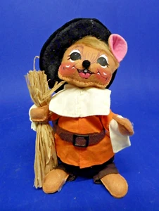 Muñeca Annalee Acción de Gracias 2022 6 pulgadas "Pilgrim Harvest Mouse" # 361822 Nuevo - Imagen 1 de 7