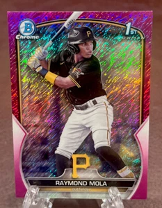 2023 Bowman Chrome - RAYMOND MOLA *1st Bowman Pink Shimmer Refractor!* #112/199! - Picture 1 of 2