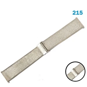 Banda de Metal Suiza MOBLOT de 22 mm Color Plata Original #215# - Imagen 1 de 5