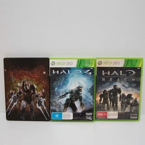 XBOX 360 Halo Bundle: HALO WARS (Metal Case) HALO 4 and HALO reach - Picture 1 of 5