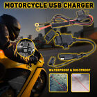 Waterproof Motorcycle SAE to USB One USB Phone Tablet GPS Fast Charger Socket US