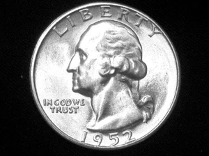 1952-S Washington Quarter --- Gem Uncirculated - Picture 1 of 10