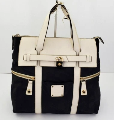 Bolso Grande Henri Bendel New York Jetsetter Usado/Sin Correa Nylon/Cuero Saffiano Foto 1 de 4