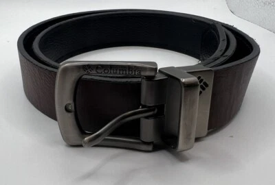 "Cinturón reversible unisex Columbia Child marrón negro talla grande 30-32""" Foto 1 de 4